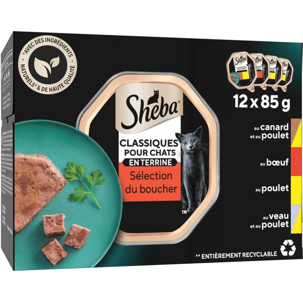 SHEBA Terrine Sélection du Boucher 12x85g